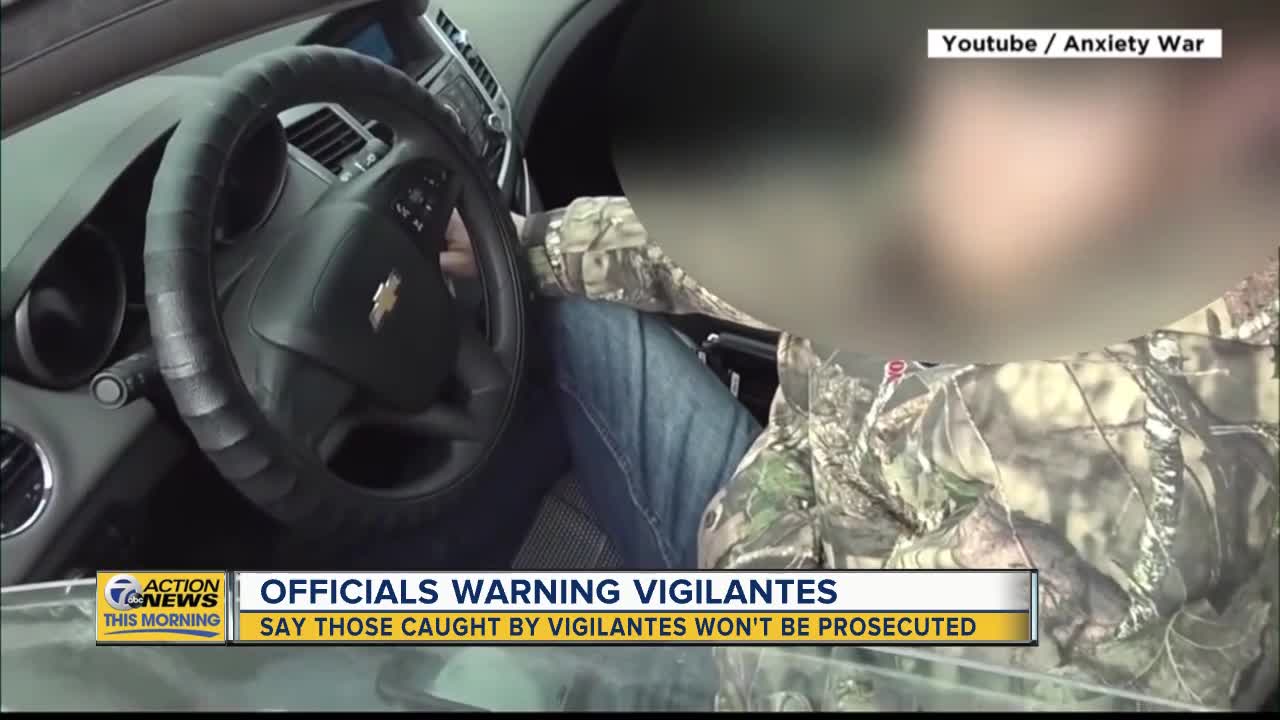 Officials warning vigilantes to stop chasing accused child sexual predators