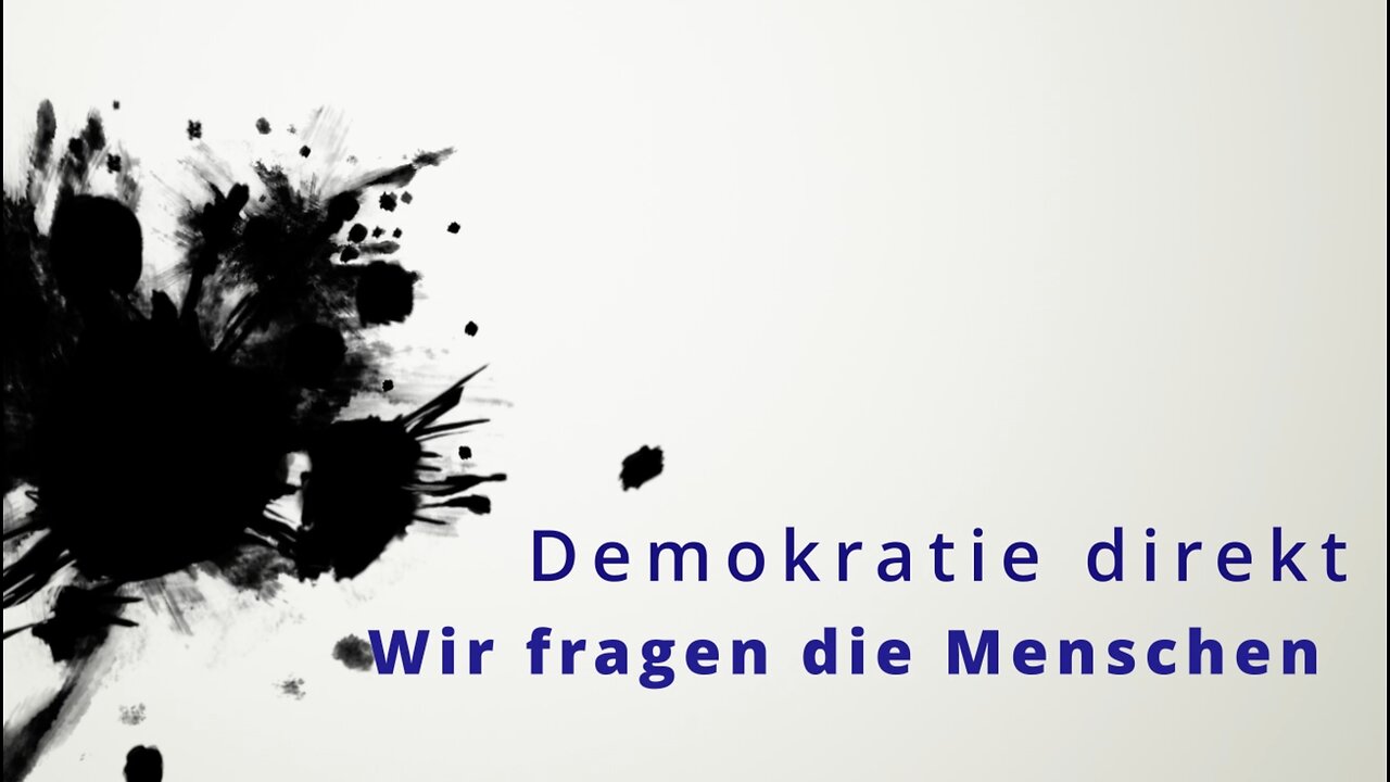 Straßenumfrage - Direkte Demokratie