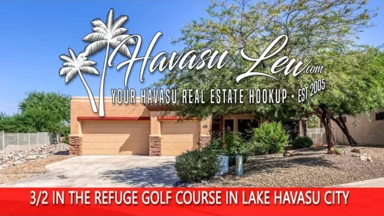 Lake Havasu Golf Course Home in The Refuge 3746 N Citation Rd MLS 1022882