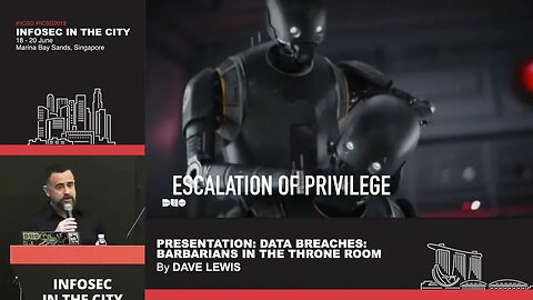 Data Breaches Barbarians In the Throne Room Presented by Dave Lewis