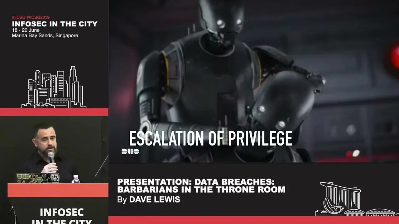 Data Breaches Barbarians In the Throne Room Presented by Dave Lewis