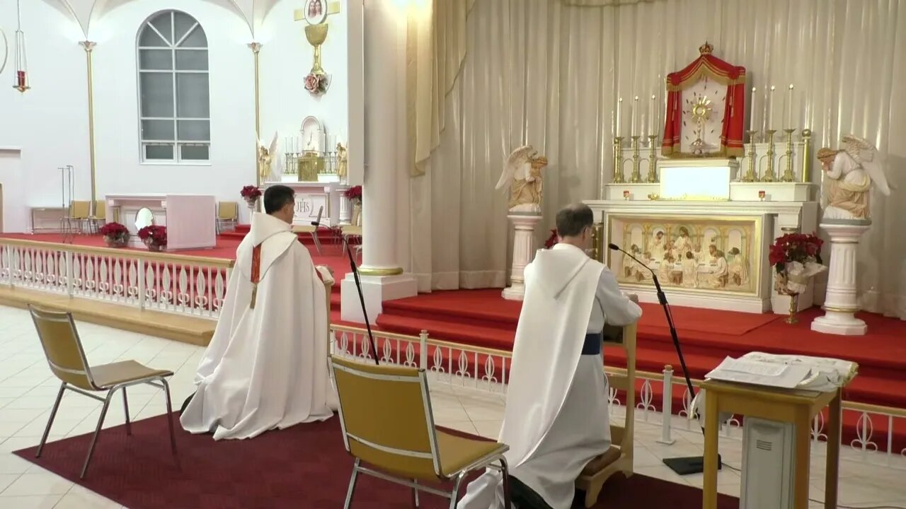 8 janvier - Chapelet, Conférence et Vêpres