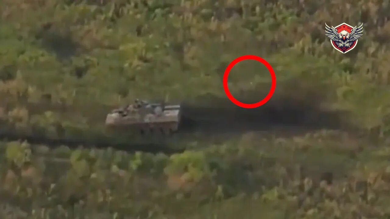 A $2.5 Million Russian Fighting Vehicle Was Blow Up By Ukrainian FPV Drone Worth $500