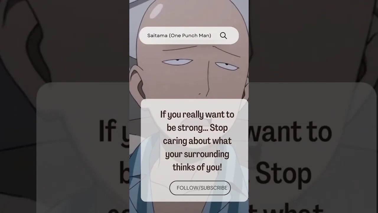 Saitama Once Said #shorts
