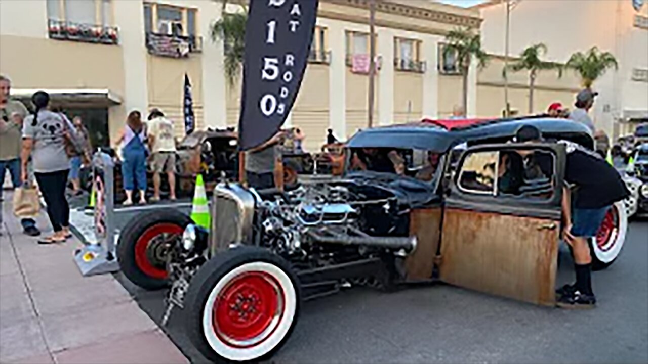 Exploring the Insane Rats Nest 5150 Rat Rod Club Cruising Grand Escondido! 🚗💨 #Trending 7/27/24