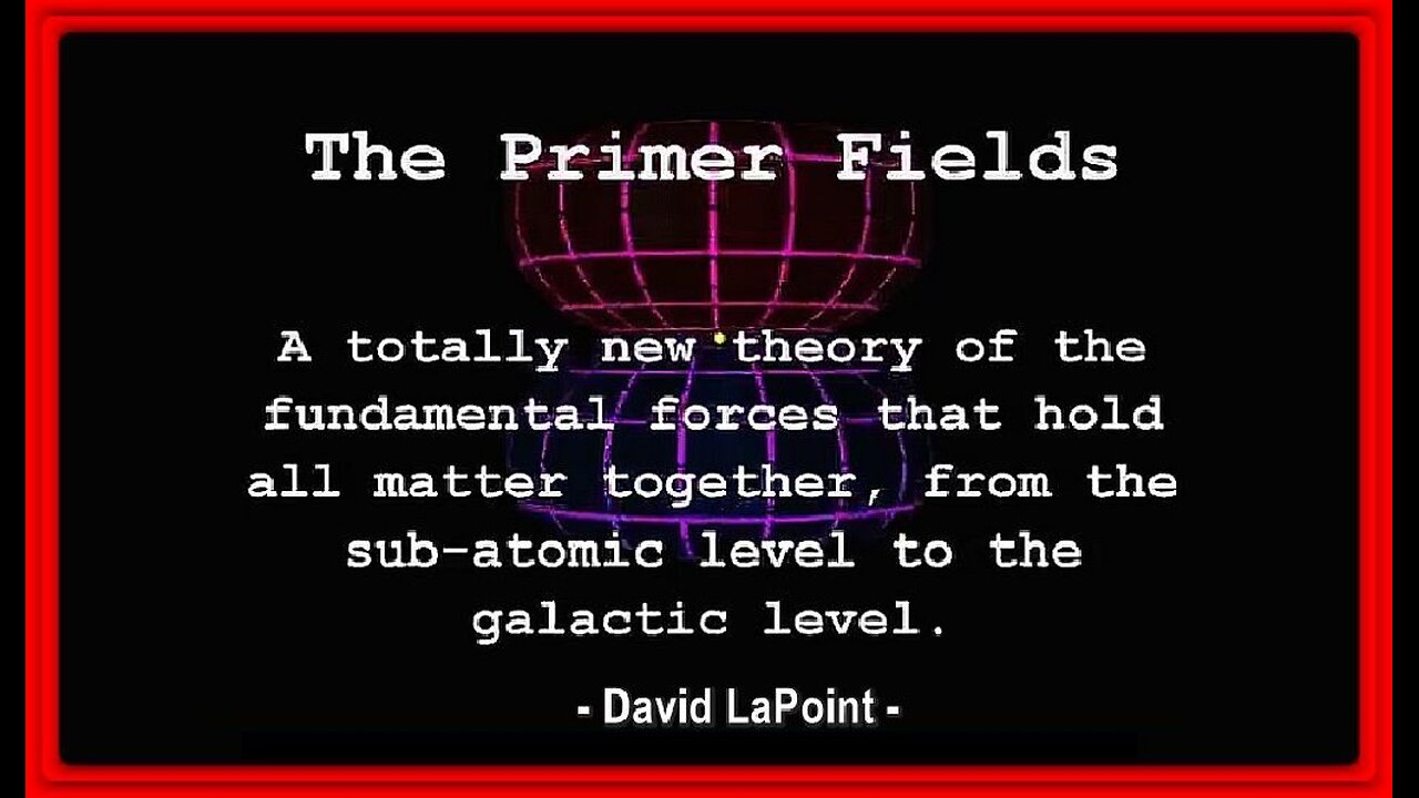 Primer Field Theory • David LaPoint • (Full 3-Part Video Series) •🕞2h 54m