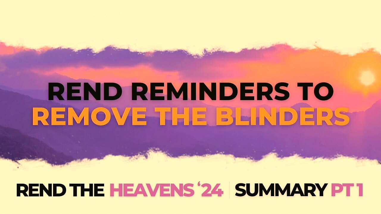 Rend Reminders To Remove The Blinders | Pastor Shane Idleman