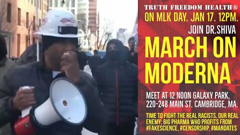 Dr.SHIVA BROADCAST: MARCH ON MODERNA for #TruthFreedomHealth