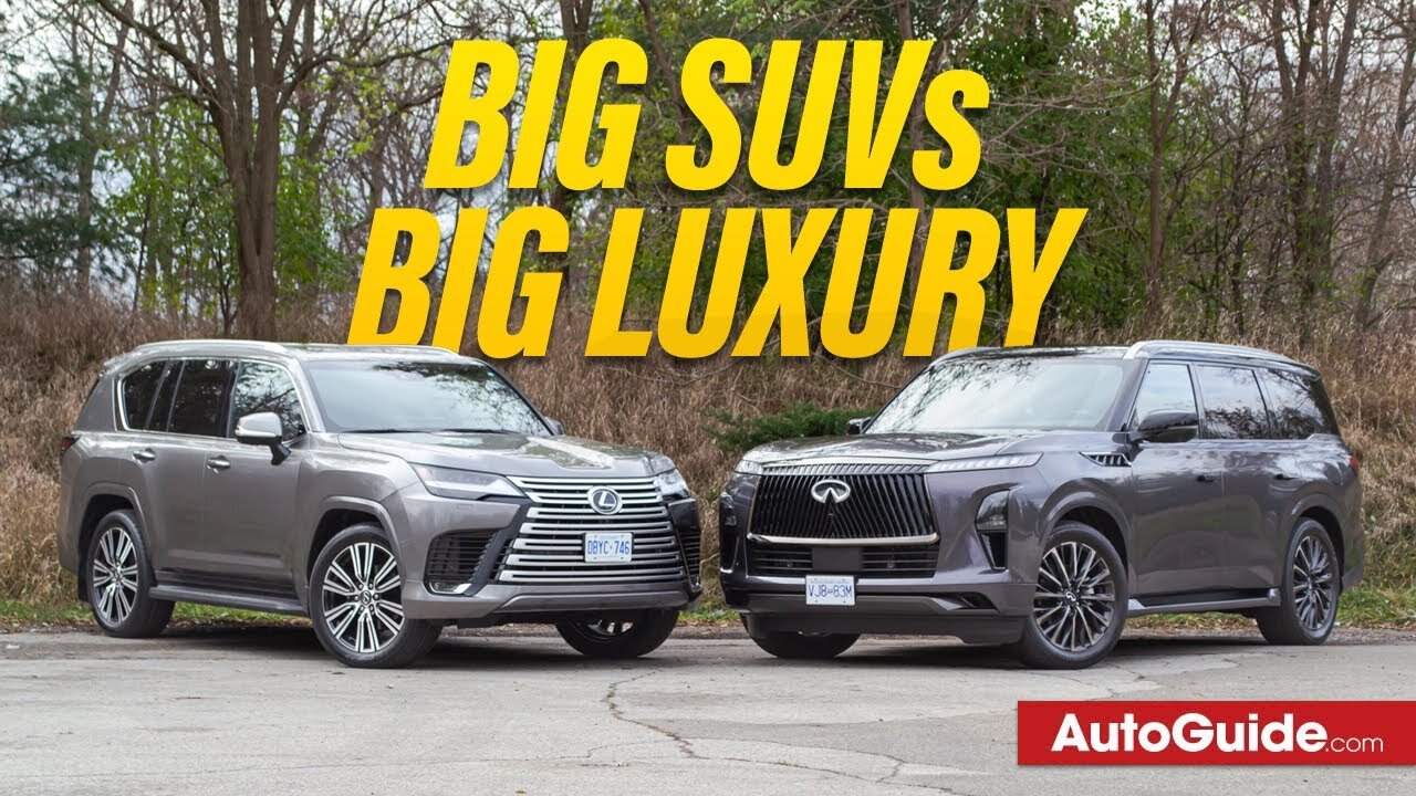 Lexus LX 600 vs Infiniti QX80 Comparison: Luxury Jumbo SUVs