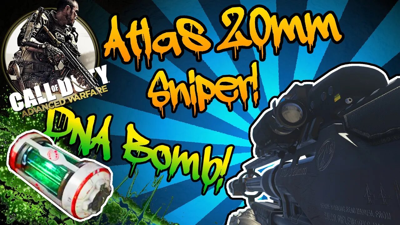 Advanced Warfare: Easiest possible way to get a DNA Bomb! Atlas 20mm - Sniper DNA BOMB!