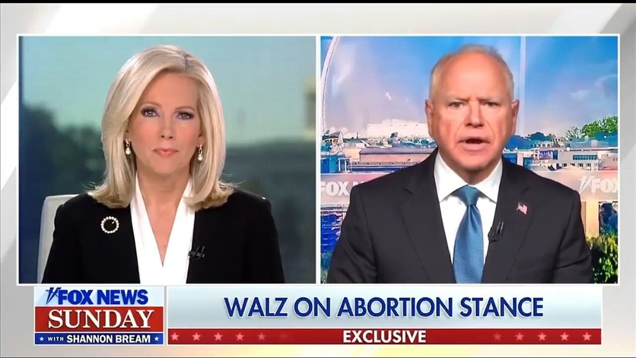 Shannon Bream CALLS OUT Tim Walz's Abortion Lies