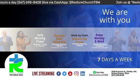 Early Morning Prayer with Pastor Carl & Lady Devon Mitchell 041923