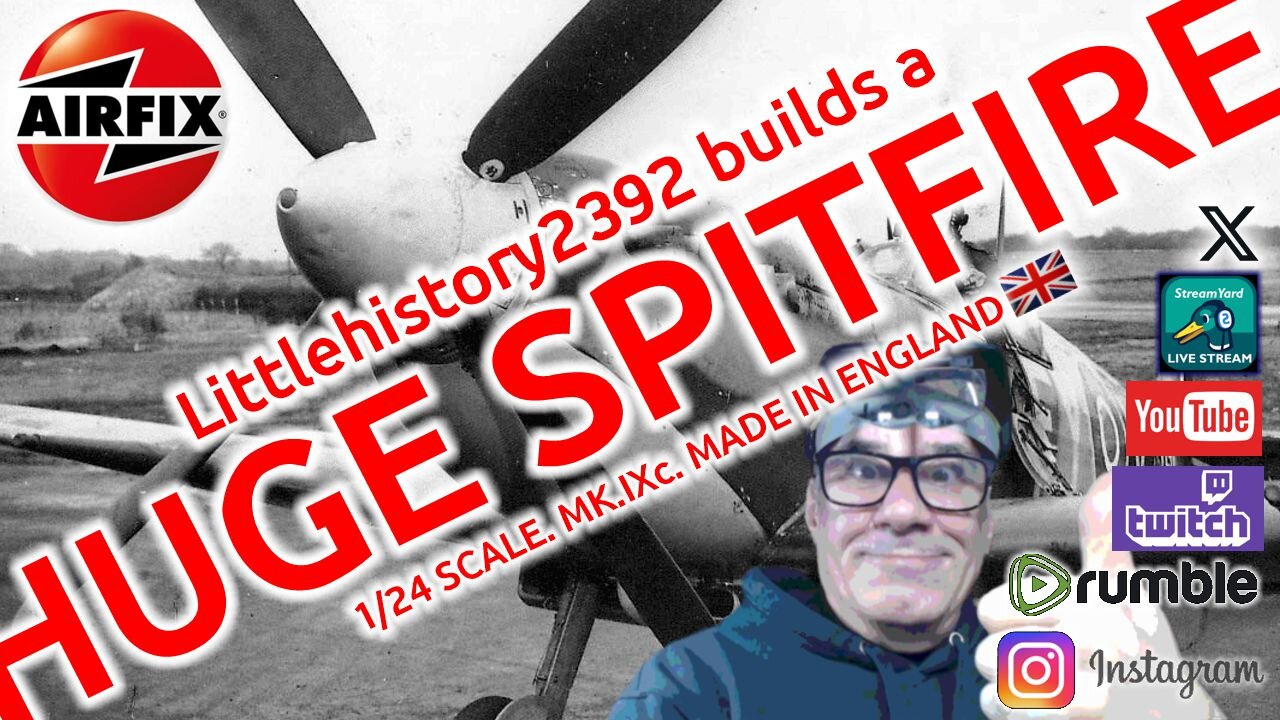 Huge 1/24 scale Airfix Spitfire Mk. IXc. Episode 18 #ww2 #aircraft #amazing #airfix