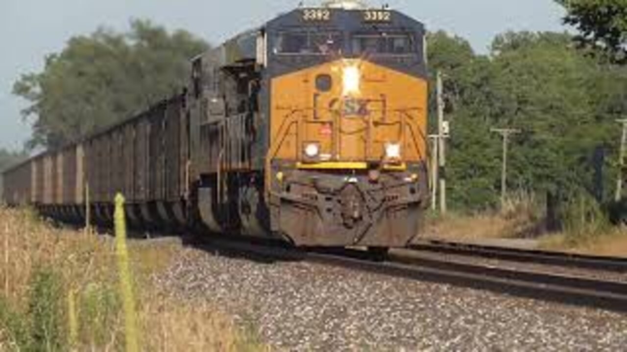 CSX C640 Loaded Coal Train from Bascom, Ohio July 22, 2022