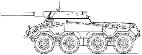 War Thunder - German sd.Kfz. 234/4 PaK puma and br 4.7