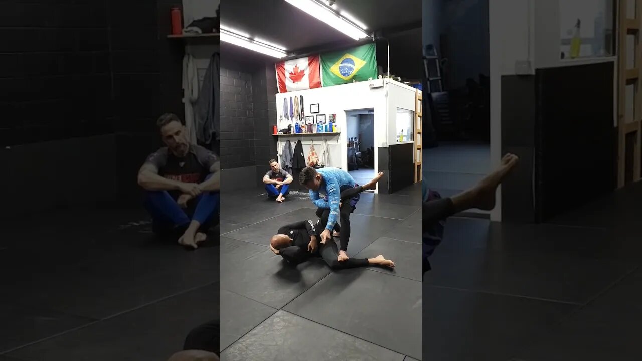 NoGi Leg Step Guard Pass to Saddle #bjj #jiujitsu #nogi