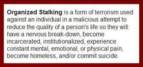 INTELLIGENCE AGENCIES USE ORGANIZED STALKING TO REMOTELY TIE TARGETED INDIVIDUALS TO SUPERCOMPUTERS