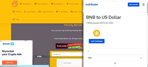 How To Earn Free BNB TOKENS Cryptocurrency At BTC Bunch Every Hour Withdraw Via FaucetPay