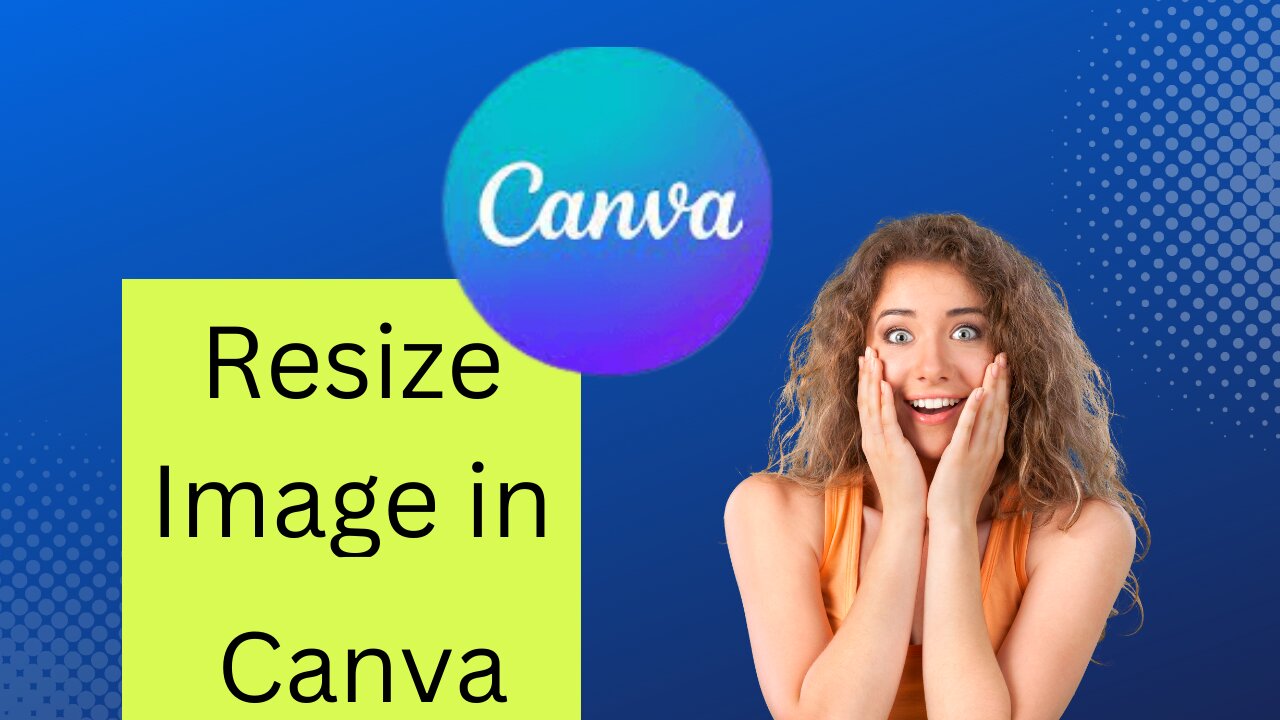 How to resize an image in Canva