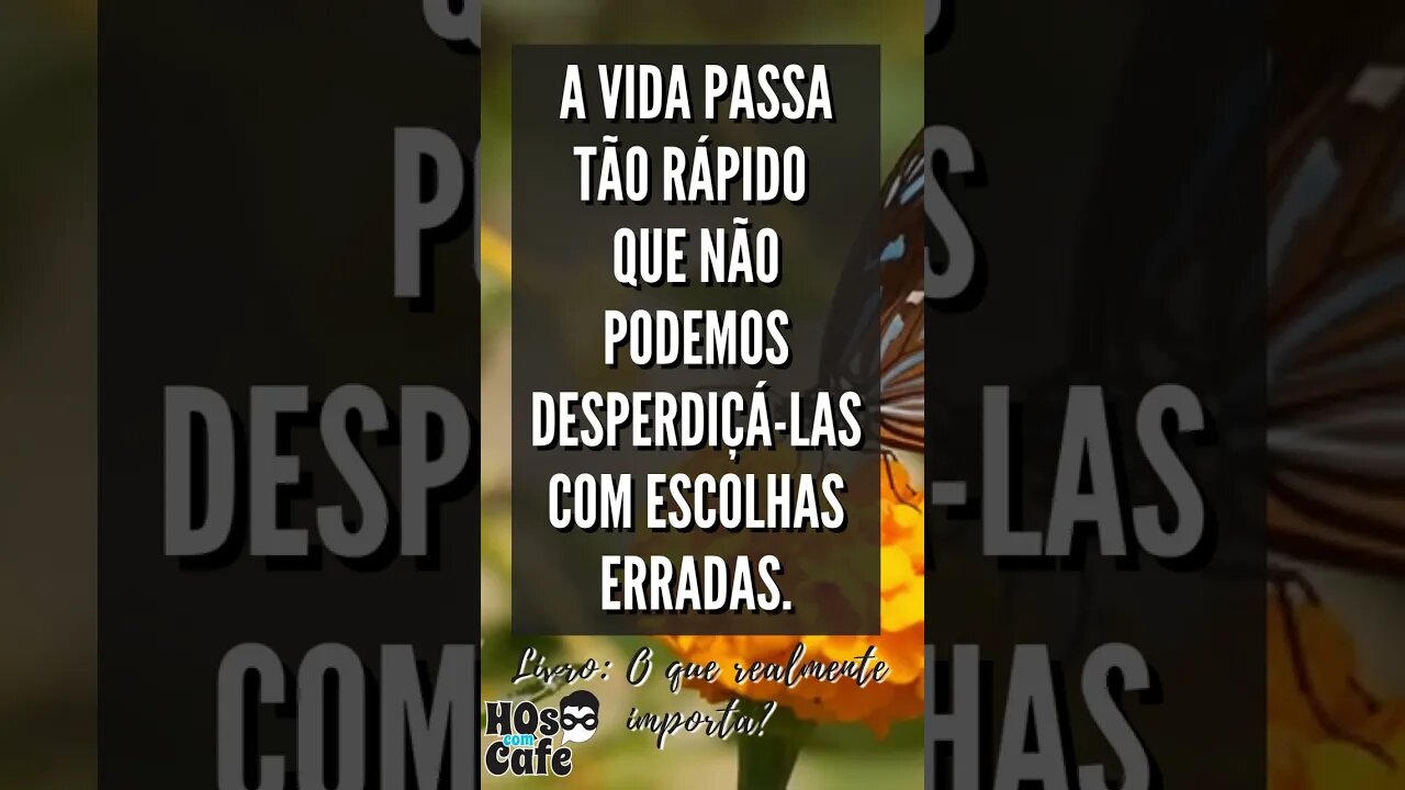 Frase do Livro O que realmente importa | #shorts