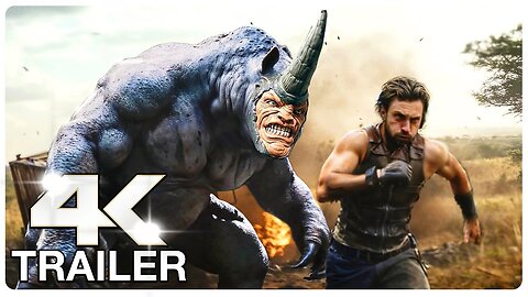 KRAVEN THE HUNTER Kraven Vs Rhino 5 Minute Trailers (4K ULTRA HD) NEW 2024