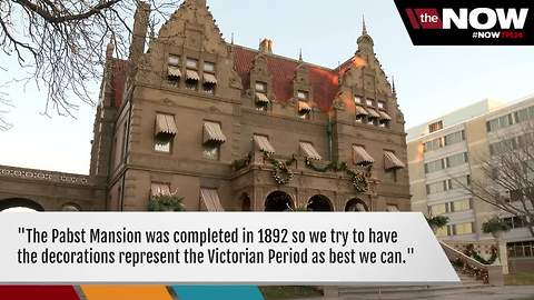 Halls have been decked at the Pabst Mansion