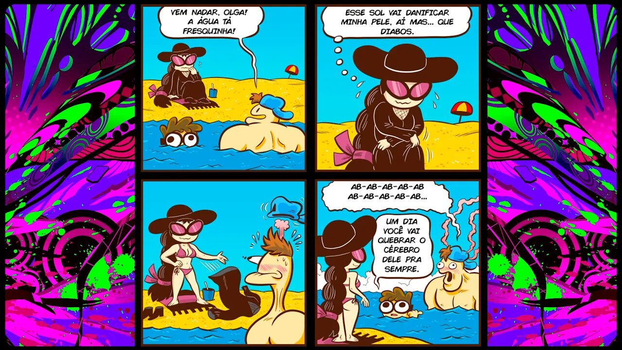 NERD E O ATLETA NA PRAIA COMPLETO