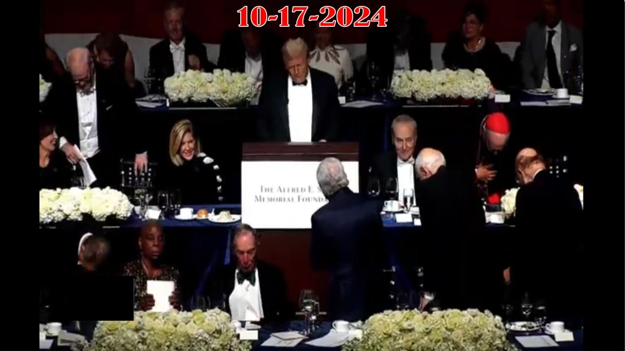 Donald Trump delivers remarks at the Al Smith dinner!! - 10/17/24