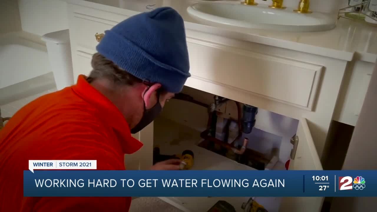 Green Country plumbers repair frozen pipes