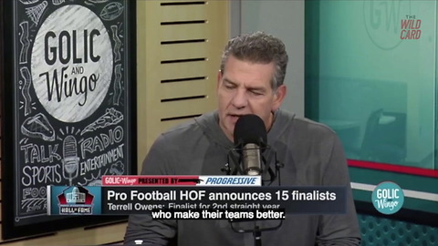 Mike Golic Thinks It's "A Joke" That T.O. Isn't A Hall Of Famer Yet