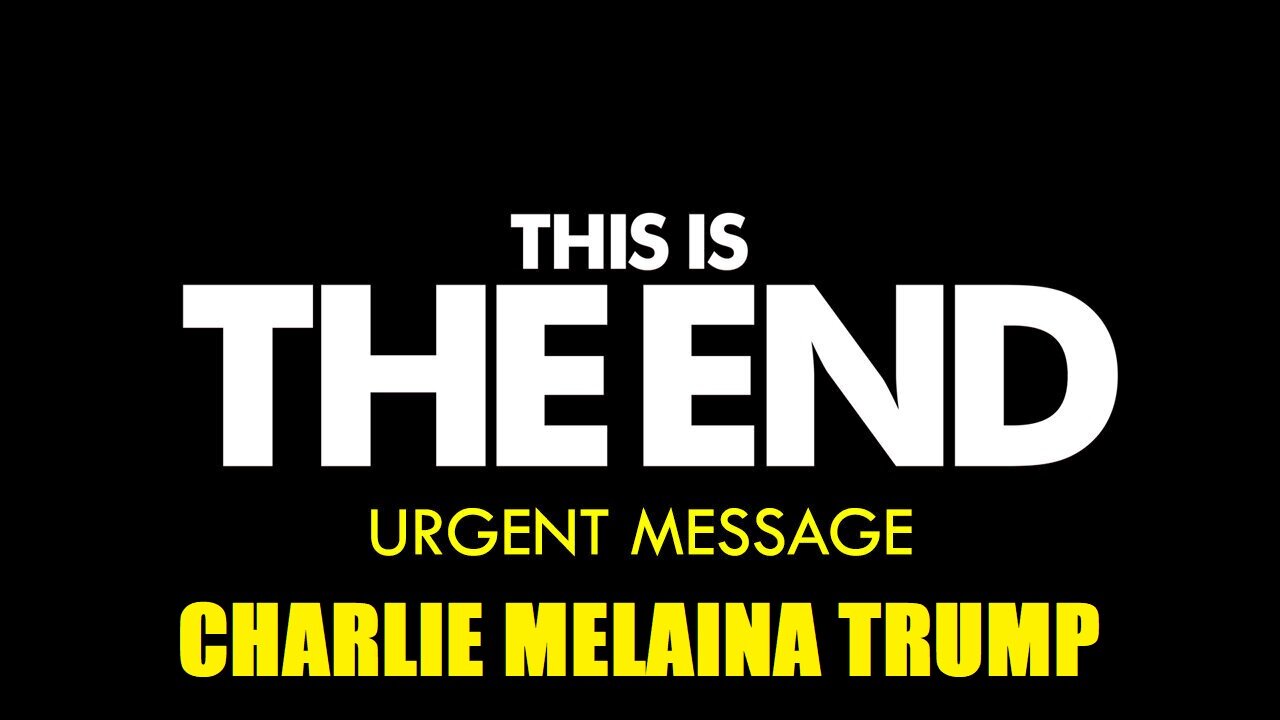 Urgent Message - This Is The END - 5/15/24..