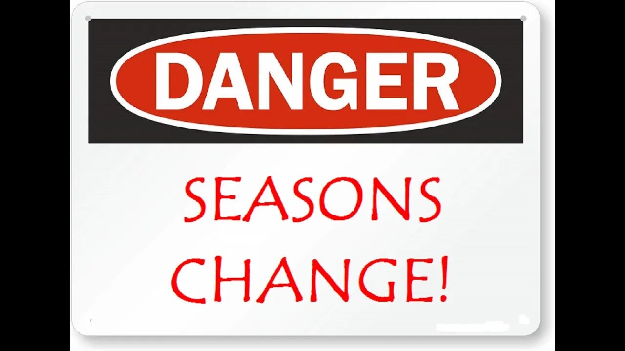 Danger Signs - Earth is Tilting Back to Approaching Winter