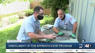 Enrollment up for apprenticeship program