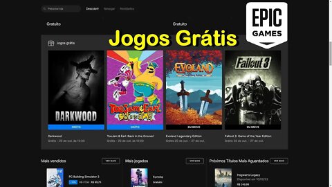 Jogos Grátis na Epic Games: Darkwood; ToeJam & Earl: Back in the Groove!