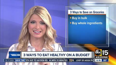 3 ways to eat healthy on a budget