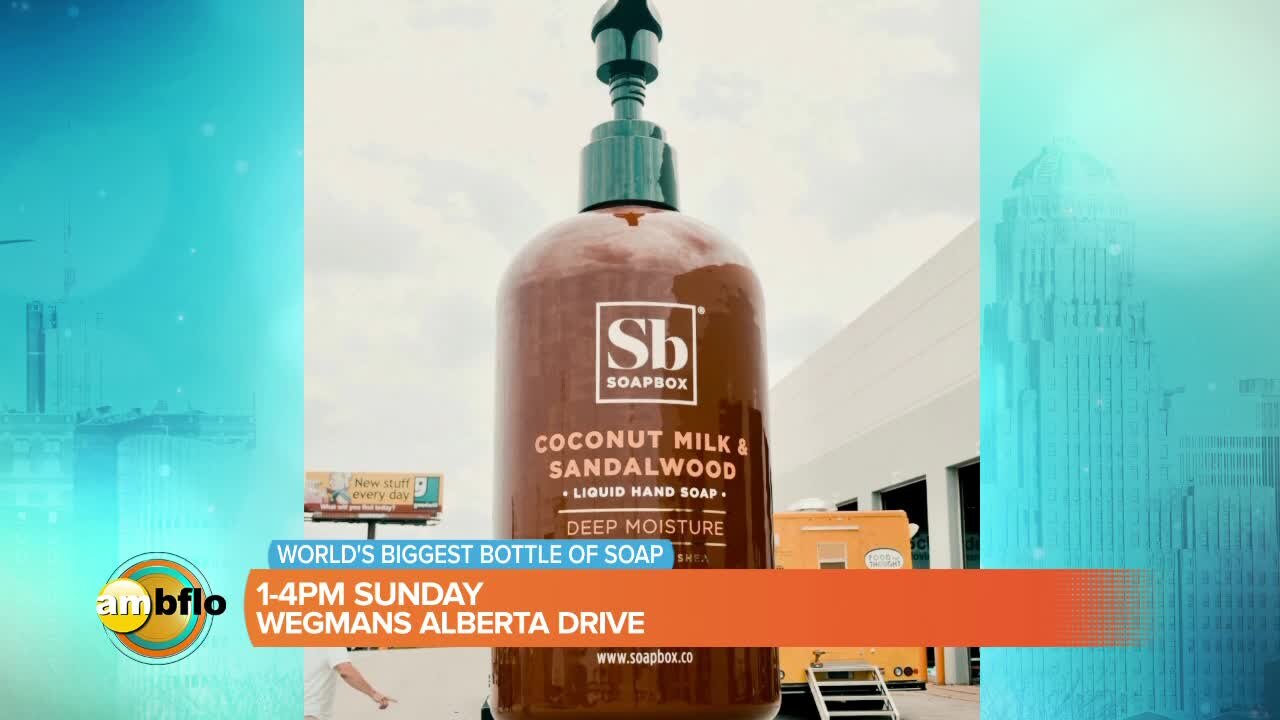 World's biggest bottle of soap is heading to Western New York