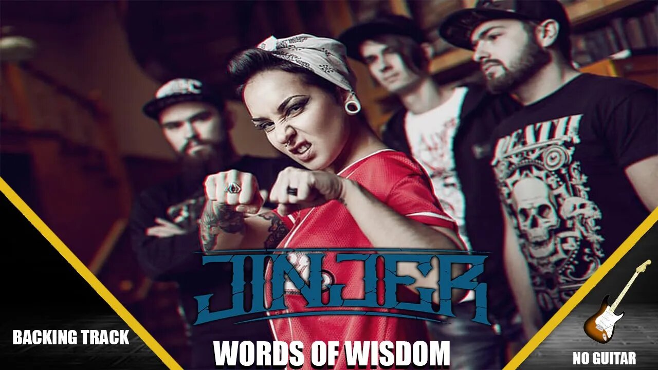 JINJER WORDS OF WISDOM (Guitar Backing Track)