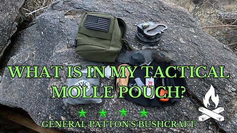 WHAT IS INSIDE MY TACTICAL MOLLE POUCH? GEAR CLOSE-UP
