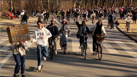 Action Cycle 4 Freedom au Bois de la Cambre