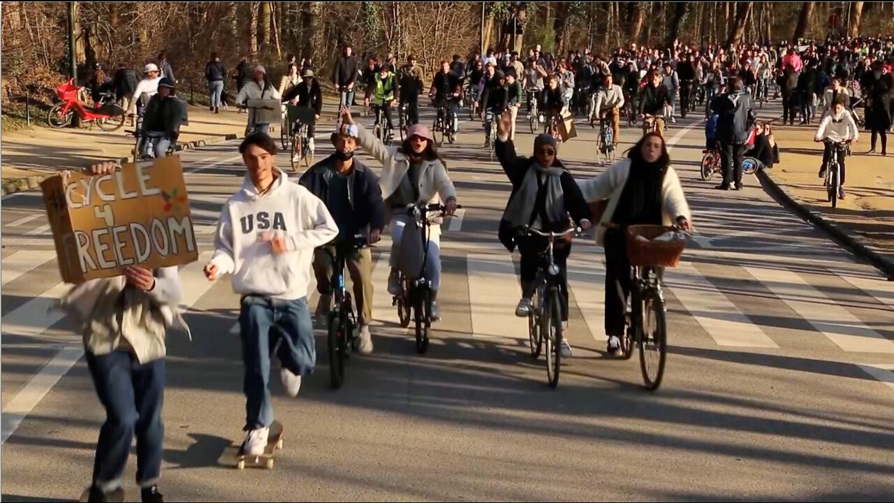 Action Cycle 4 Freedom au Bois de la Cambre