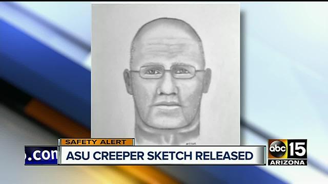 Police release sketch of ASU flasher