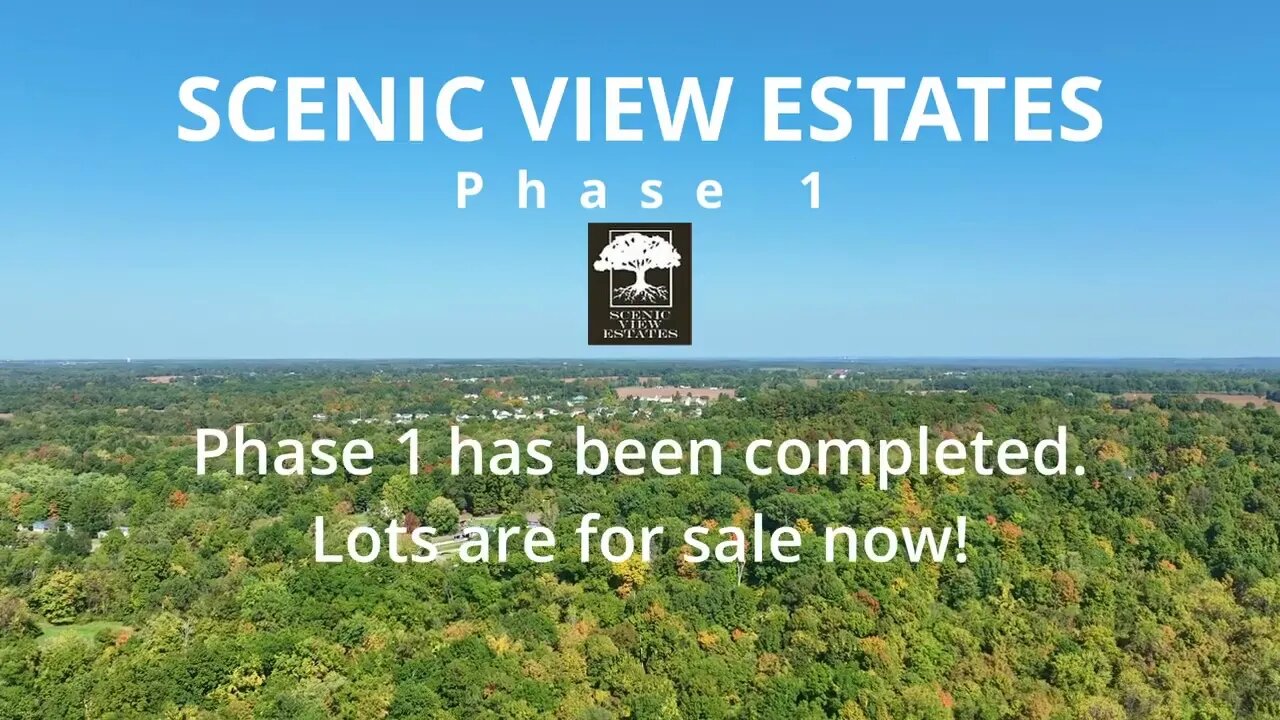 Scenic View Estates, Pataskala, Ohio - Phase One is finished!
