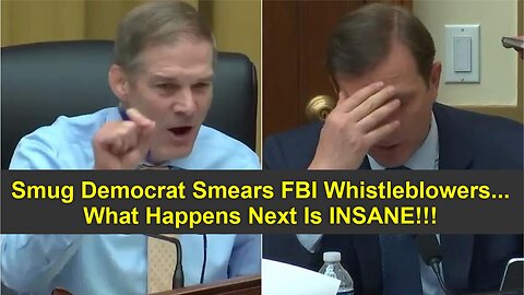 Smug Democrat Smears FBI Whistleblowers...What Happens Next Is INSANE!!!