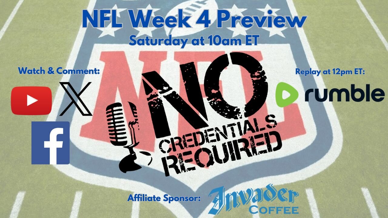 NFL Week 4 Preview (Plus, The Ultimate Breakfast Smackdown!)