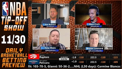 NBA Picks, Predictions and Betting Odds | NBA Prop Bets and DFS Recommendations | Tip-Off for Nov 30