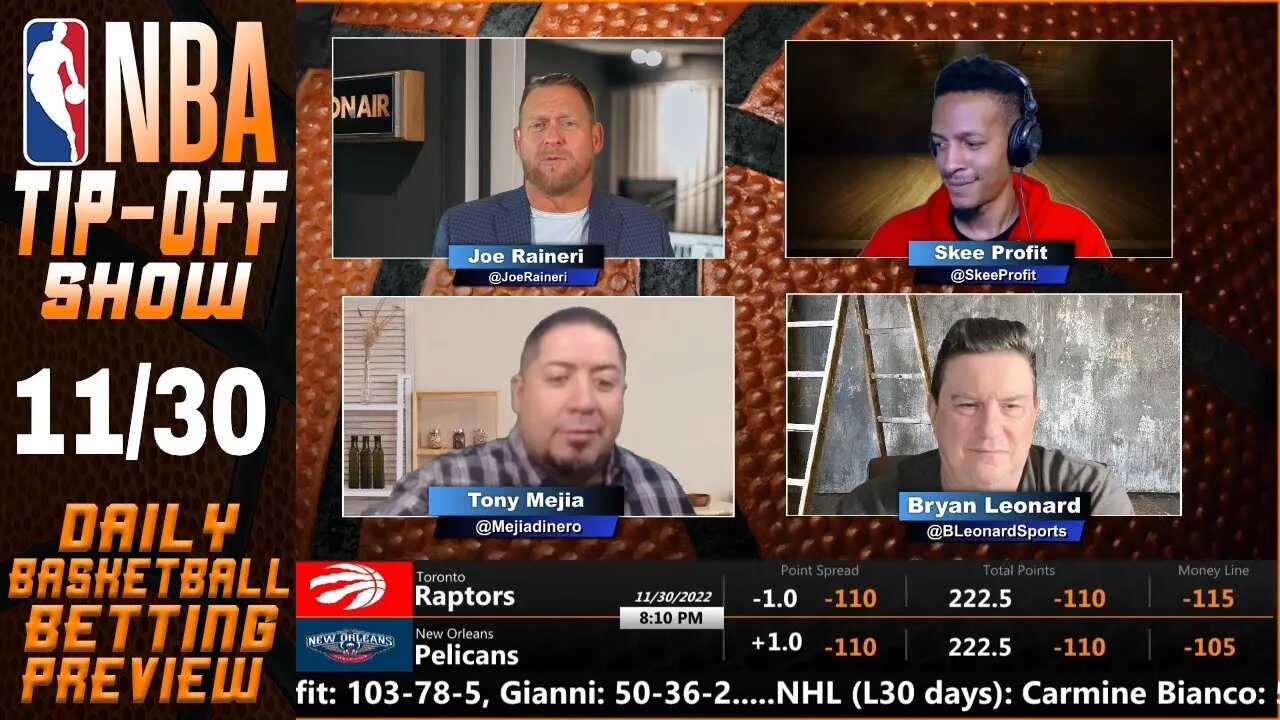 NBA Picks, Predictions and Betting Odds | NBA Prop Bets and DFS Recommendations | Tip-Off for Nov 30