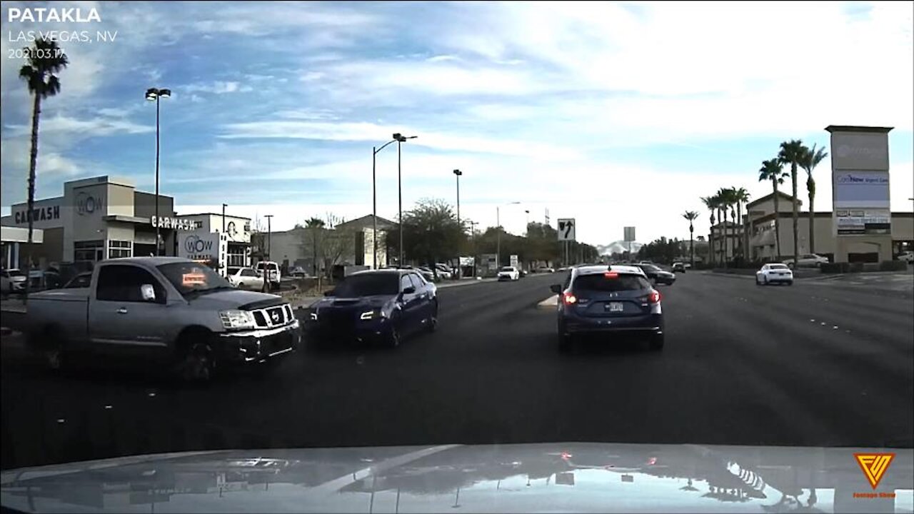 Car accident in Las Vegas. 2021.03.17 — LAS VEGAS, NV