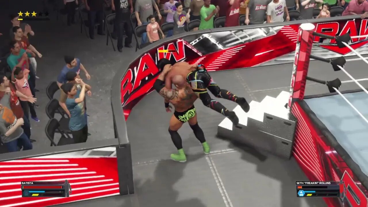 WWE 2K23: Batista Vs. Seth "Freaking" Rollins (Legend Difficulty)