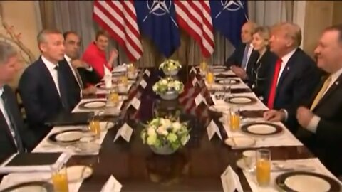 July 11, 2018 : Trump and Stoltenberg exchange at NATO summit