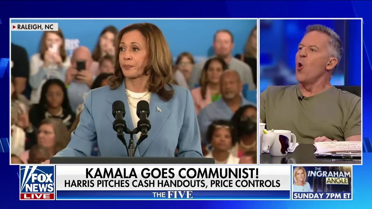 Greg Gutfeld drops hammer on Kamala Harris economic policy plan as Jessica Tarlov watches